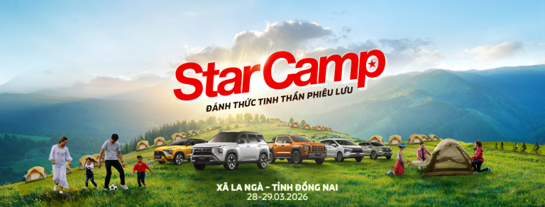 STAR CAMP LẦN ĐẦU TIÊN RA MẮT TẠI VIỆT NAM – SÂN CHƠI DÃ NGOẠI DÀNH RIÊNG CHO CHỦ XE MITSUBISHI
